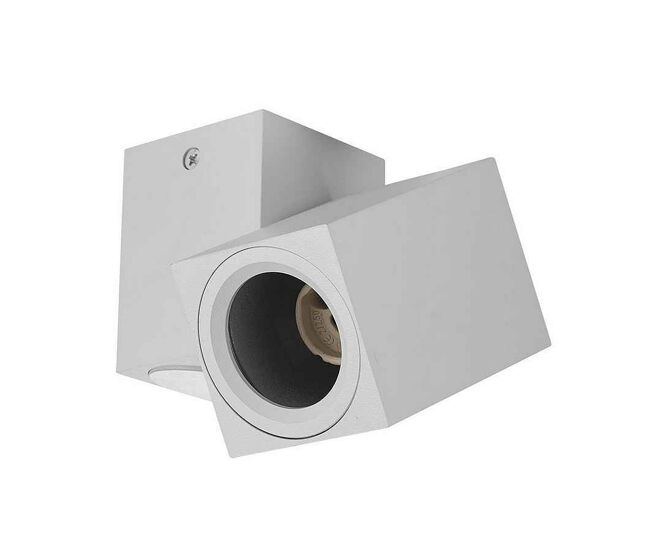 Foco aluminio color blanco serie nerja 12.3cm