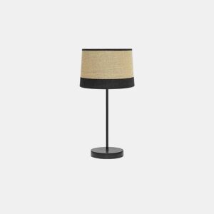 candeeiro de mesa metálico cor preta série tietar 22cm