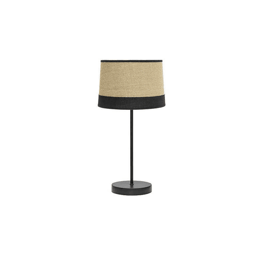 candeeiro de mesa metálico cor preta série tietar 22cm