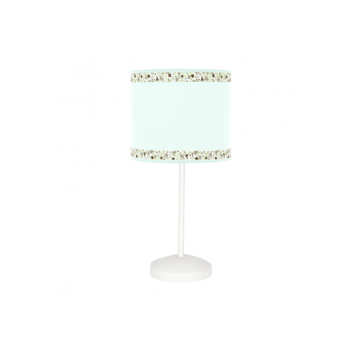 candeeiro de mesa metálico cor verde série cenefa 17cm