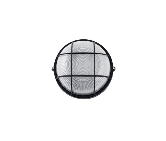 Aplique de exterior aluminio color negro serie apus 17.5cm