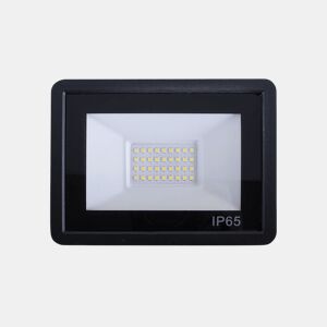 projector de exterior alumínio cor preta série tumut 16,7cm