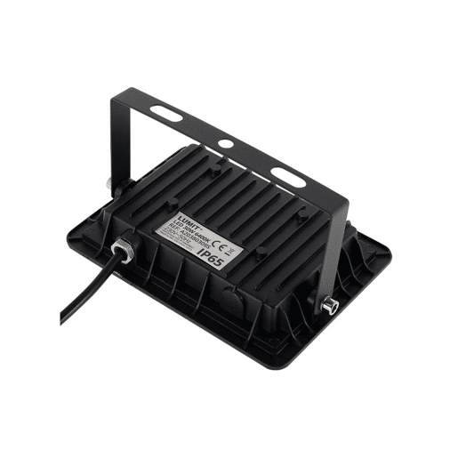 projector de exterior alumínio cor preta série tumut 16,7cm
