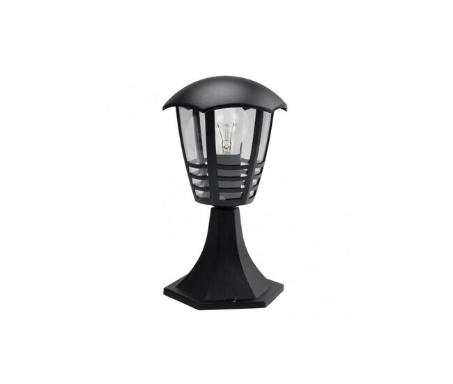 Sobremuro jardin aluminio color negro serie alnilan 16cm