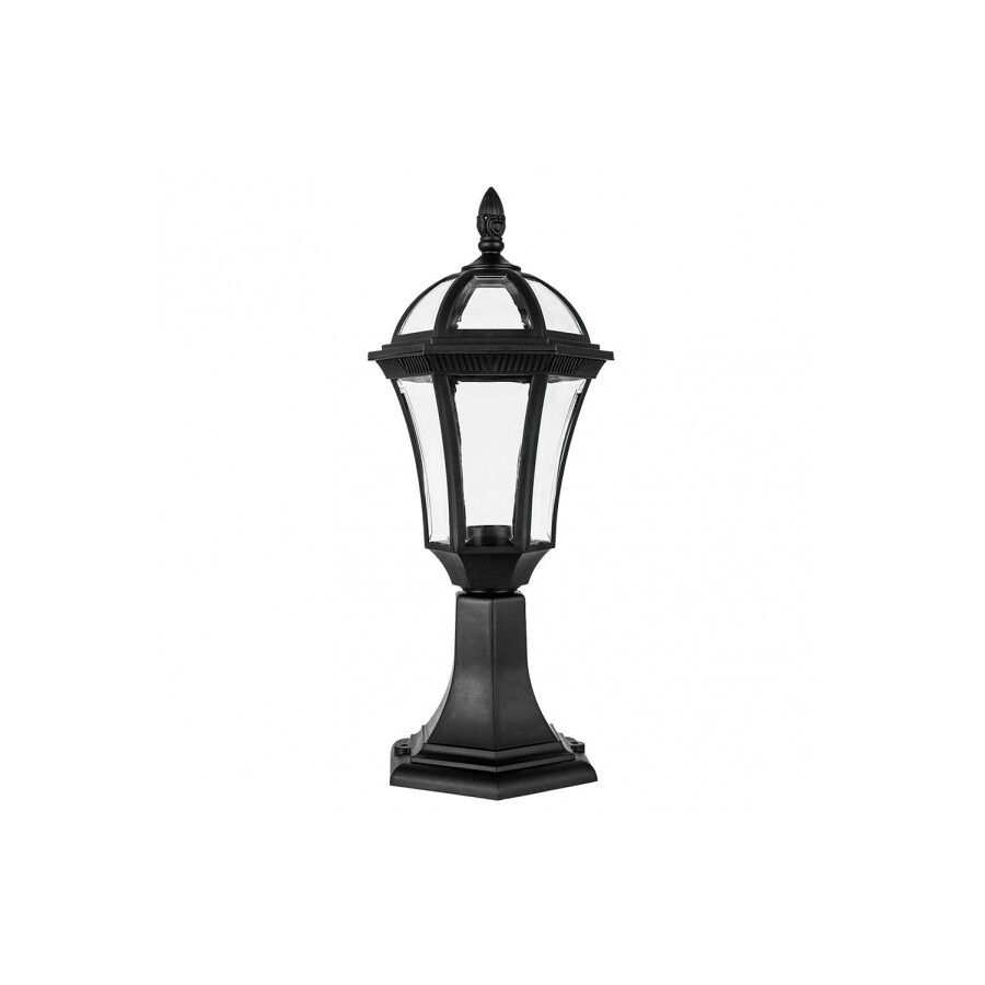 Sobremuro jardin policarbonato color negro serie comino 17.6cm