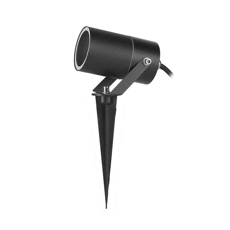 Proyector aluminio color negro serie hit 6cm