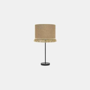candeeiro de mesa metal cor preta série sibila 30cm