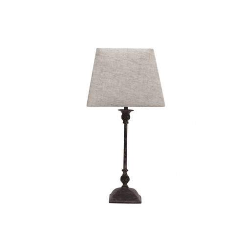 candeeiro de mesa metálico cor castanha série percasol 25cm