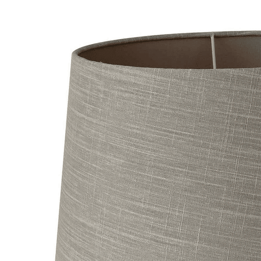 candeeiro de mesa em metal niquelado série khalifa 28cm