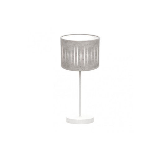 candeeiro de mesa metálico cor branca série piron 17cm candeeiro de mesa metálico cor branca série piron 17cm