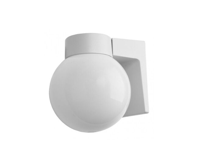 Aplique de exterior metal color gris serie procyon 18cm