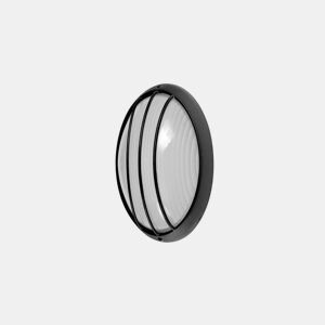 candeeiro de parede para exterior em alumínio preto série aquila 22cm