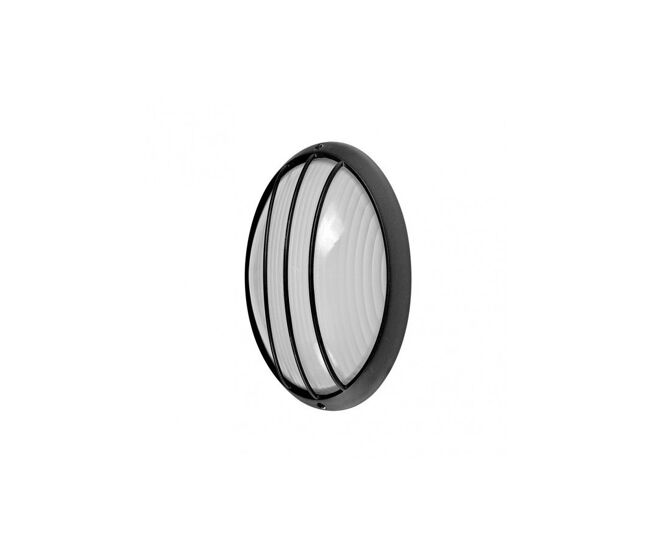 Aplique de exterior aluminio color negro serie aquila 22cm