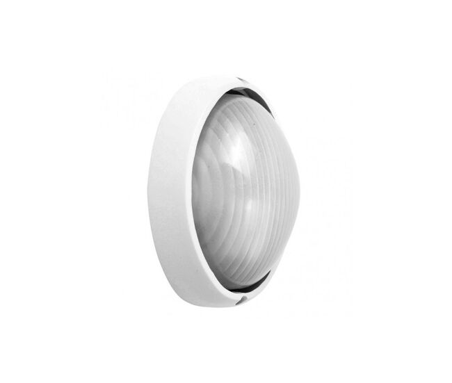 Aplique de exterior aluminio color blanco serie vega 32cm