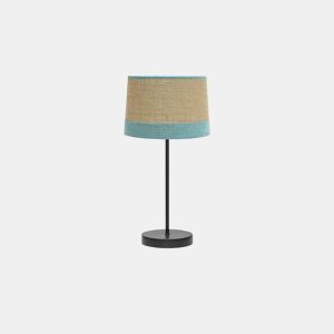 candeeiro de mesa metálico cor preta série tietar 22cm