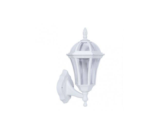 Aplique de exterior policarbonato color blanco serie comino 17cm