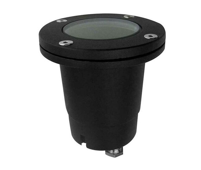 Empotrable suelo acrilico color negro serie tidian 9.8cm