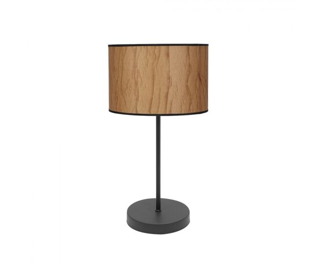 Lampara sobremesa metal color negro serie papiro 30cm