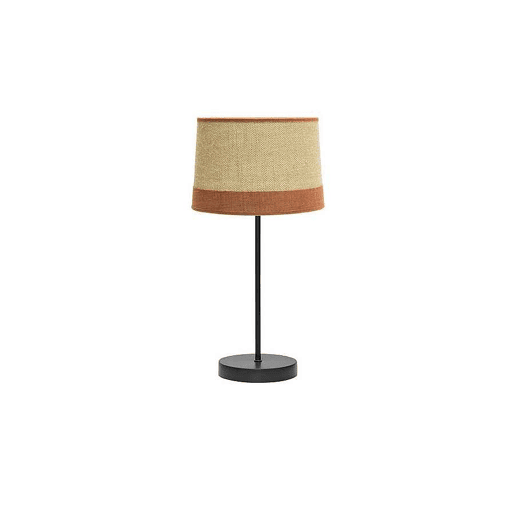 candeeiro de mesa metálico cor preta série tietar 22cm