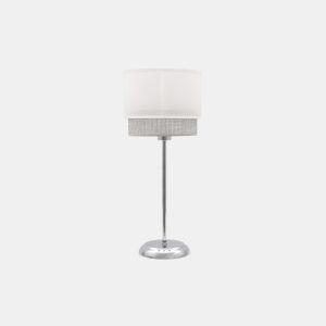 candeeiro de mesa em metal cinzento série kenya 18cm