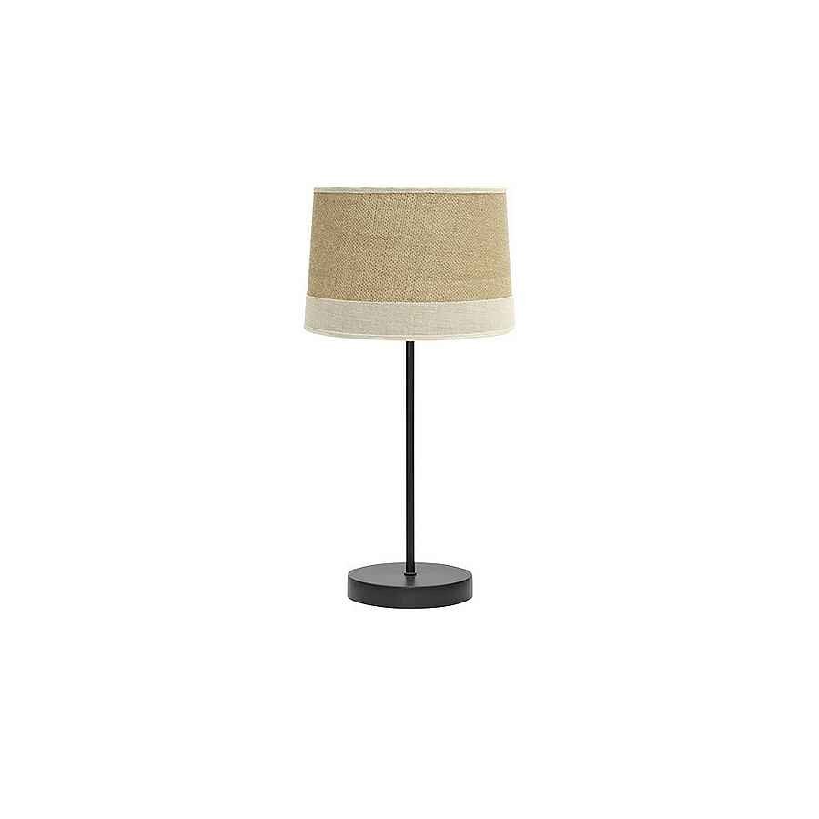 Lampara sobremesa metal color beige serie tietar 22cm
