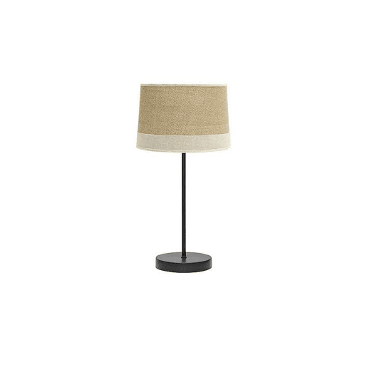 candeeiro de mesa em metal bege série tietar 22cm
