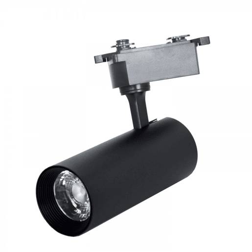projector para carril de alumínio preto color line pro series x2 9cm
