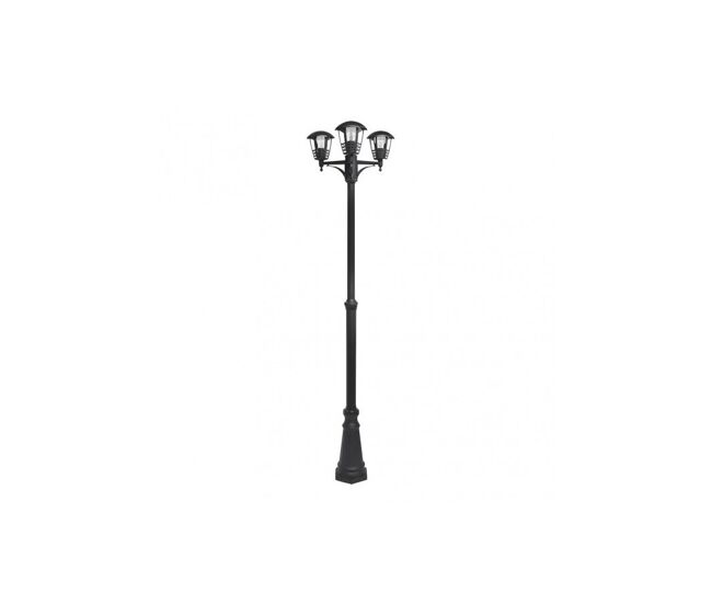 Farola para jardin aluminio color negro serie alnilan 55cm