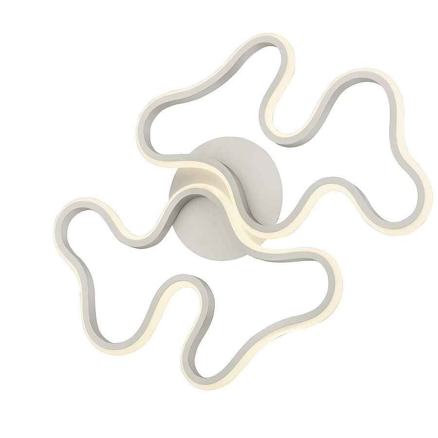 lampara de techo metal color blanco serie  59cm