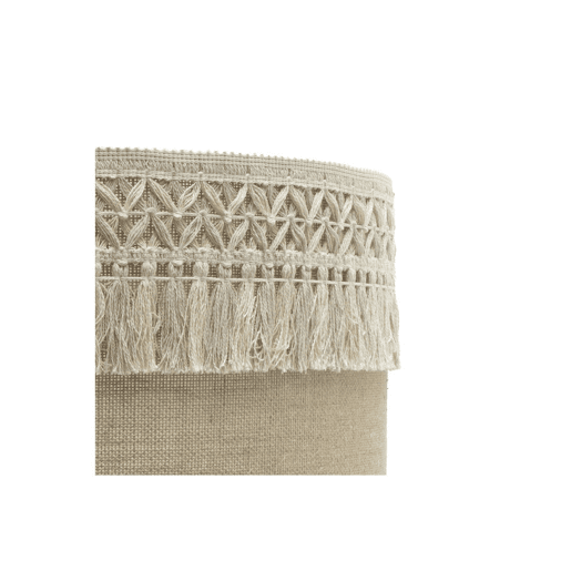 pendente têxtil cor bege série ekaterina 30cm