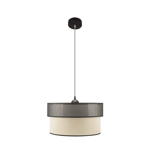 pendente têxtil dourado série felix 40cm