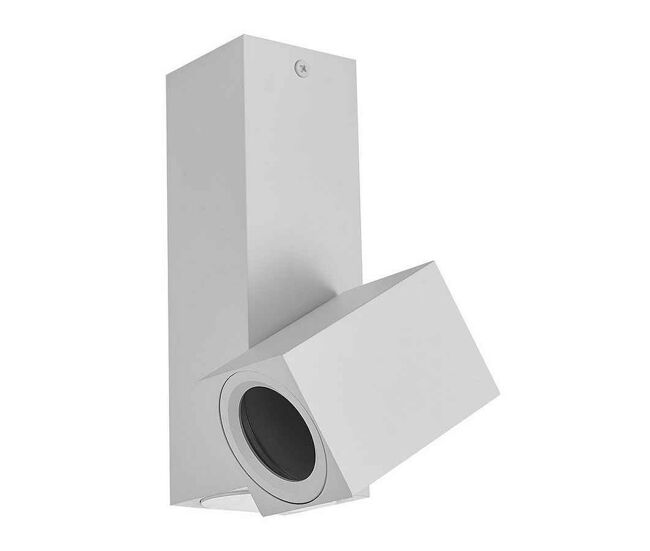 Foco aluminio color blanco serie nerja 12cm