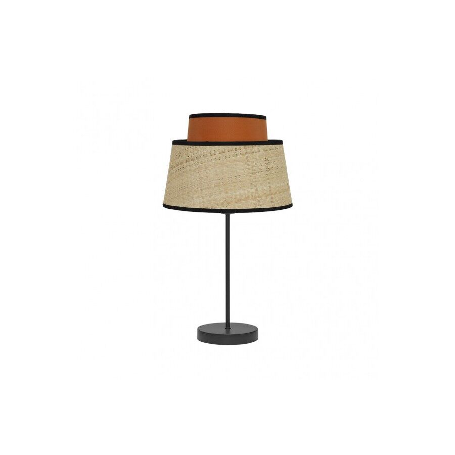 Lampara sobremesa metal color negro serie jia 20cm