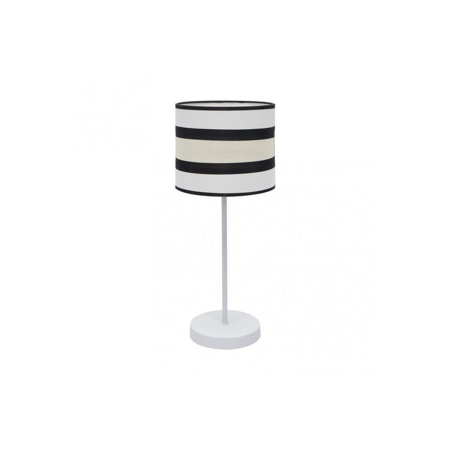 Lampara sobremesa metal color blanco serie karla 17cm