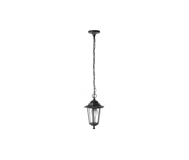 Colgante para exterior aluminio color negro serie auriga 17cm