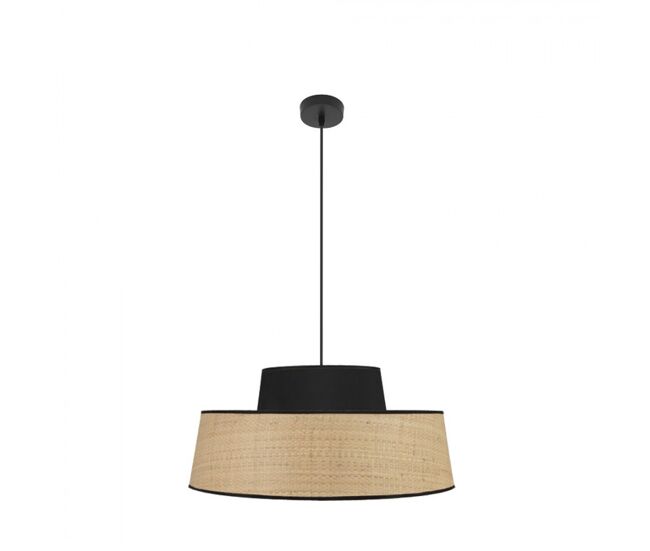 Colgante fibras naturales color beige serie jia 50cm