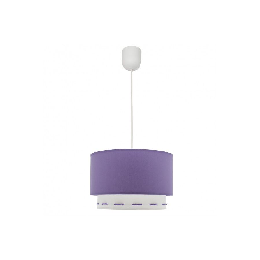 Lampara sobremesa metal color violeta serie trazos 30cm