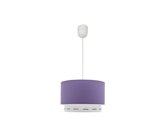 Lampara sobremesa metal color violeta serie trazos 30cm