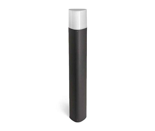 Baliza para exterior aluminio color gris serie mandela 12.8cm