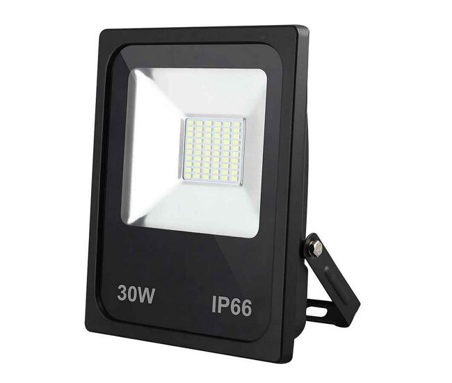Proyector aluminio color negro serie dacita 19.5cm