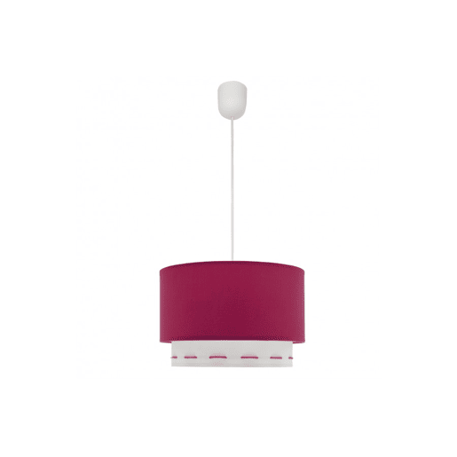 candeeiro de mesa metálico rosa série trazos 30cm