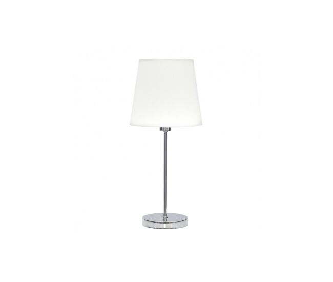 Lampara sobremesa metal color cromo serie maldãvas 20cm