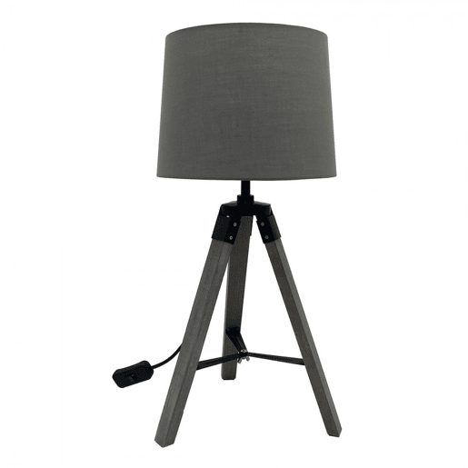 candeeiro de mesa metal cinzento série julen 24cm