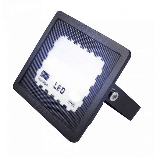 projector de alumínio preto série zircon 8cm