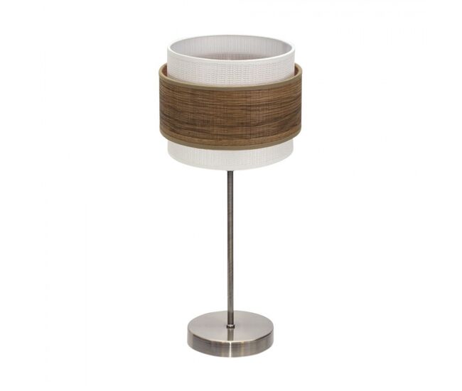 Lampara sobremesa metal color dorado serie myriam 18cm