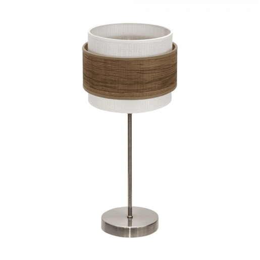 candeeiro de mesa em metal dourado série myriam 18cm