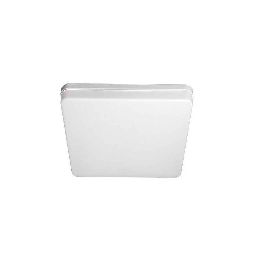 Plafon led policarbonato color blanco serie futuro 18cm