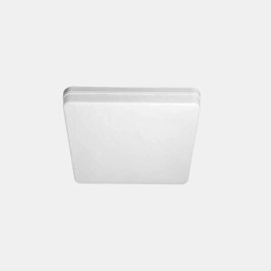candeeiro de tecto LED em policarbonato cor branca série futuro 18cm