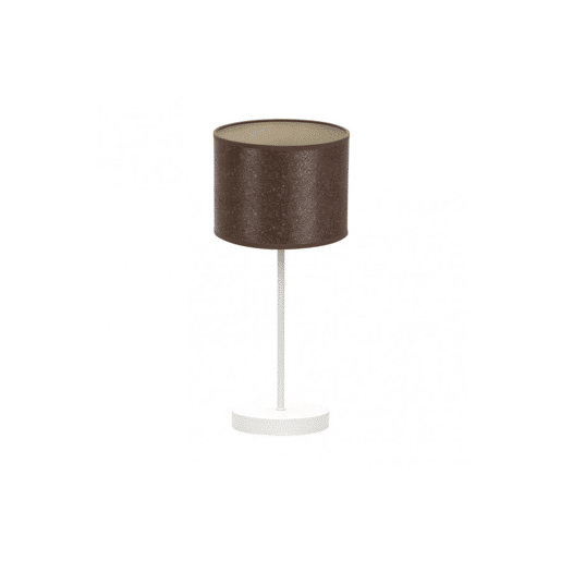 candeeiro de mesa metálico cor branca série jerte 17cm