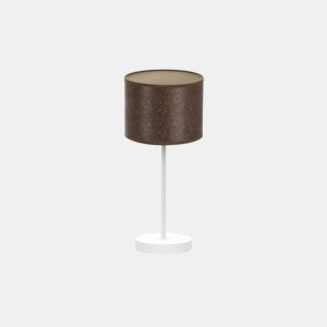 candeeiro de mesa metálico cor branca série jerte 17cm